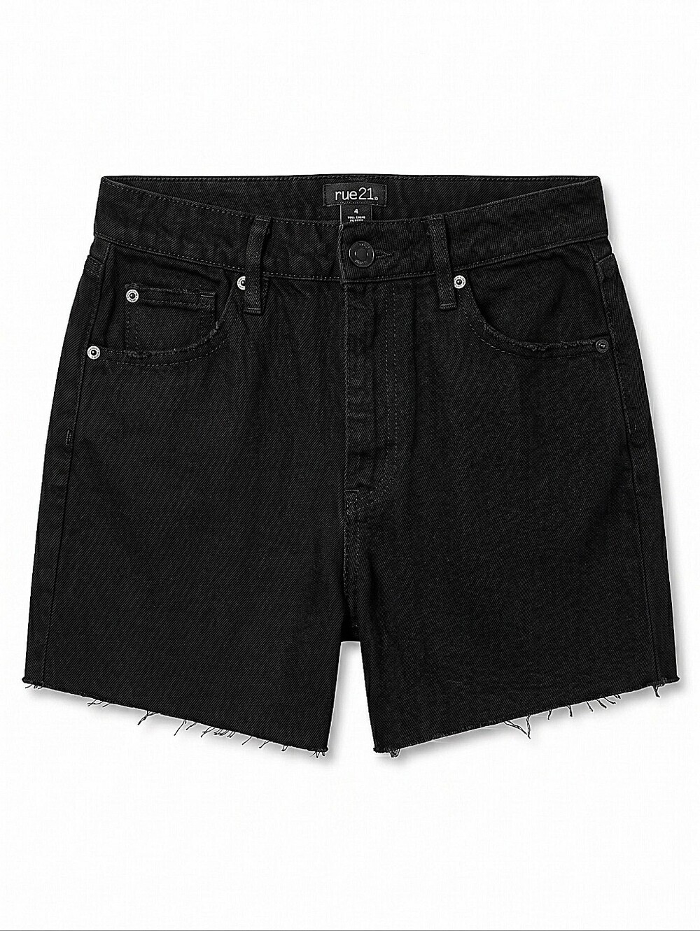 NWT! rue21 Black Super High-Rise Denim Shorts